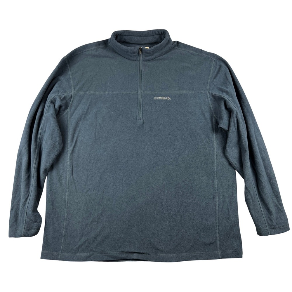 Red‎ Head Brand Co Men's Fleece Quarter Zip Pullover Sweatshirt XL Blue Outdoor